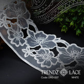 Organza Lace: ORG-007 - 10YDS | Trendz Lace